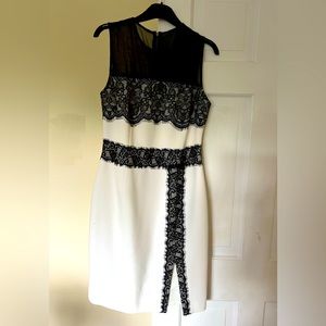 Pretty white and black dress